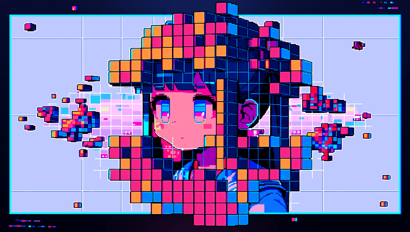 ドット絵の女の子